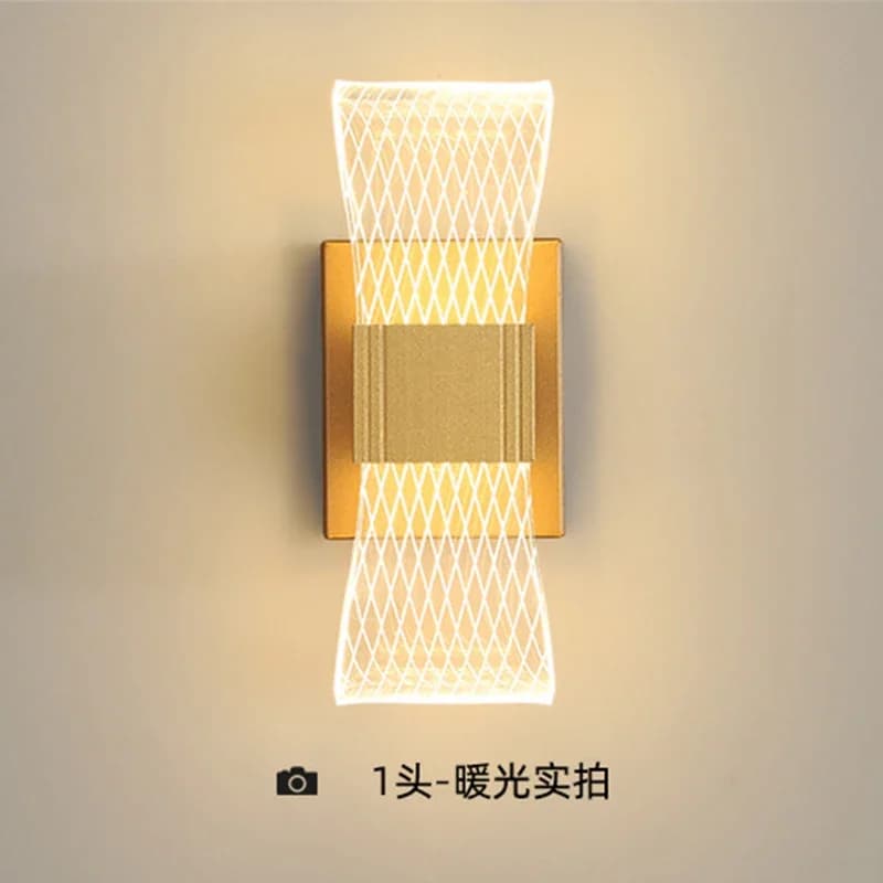 Applique Murale de Luxe Nordique à LED en Frêne et Aluminium, Luminaire Décoratif d'Nik, Idéal pour 