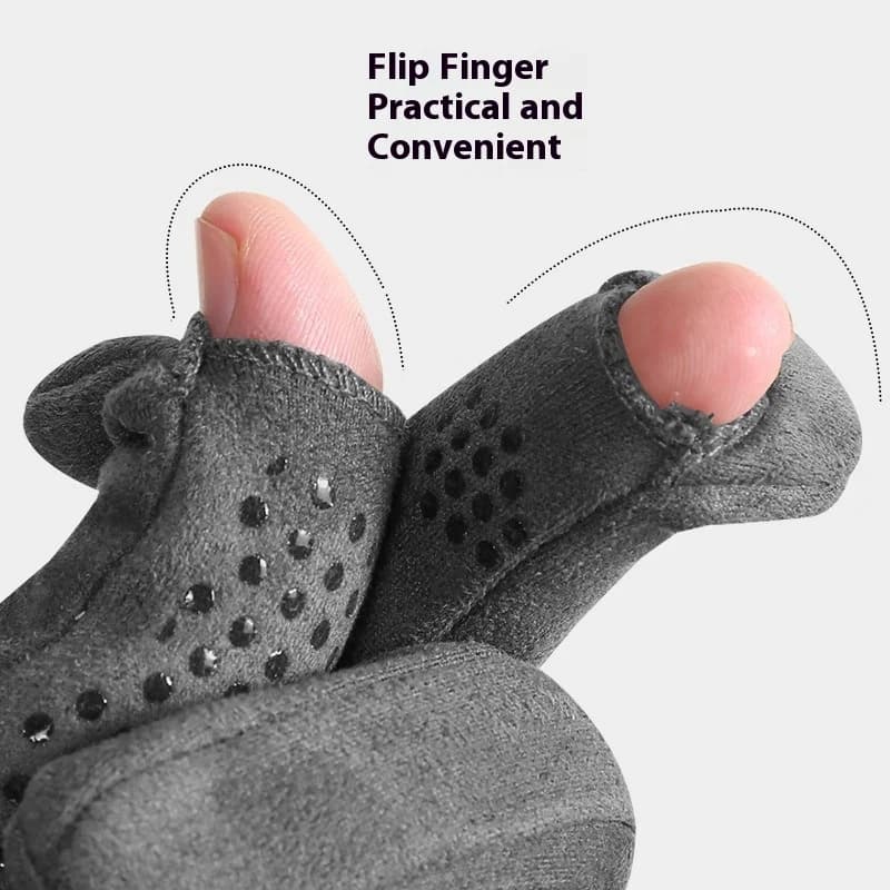 Gants chauds d'hiver pour hommes, cyclisme en plein air et conduite, gants épais et antidérapants po