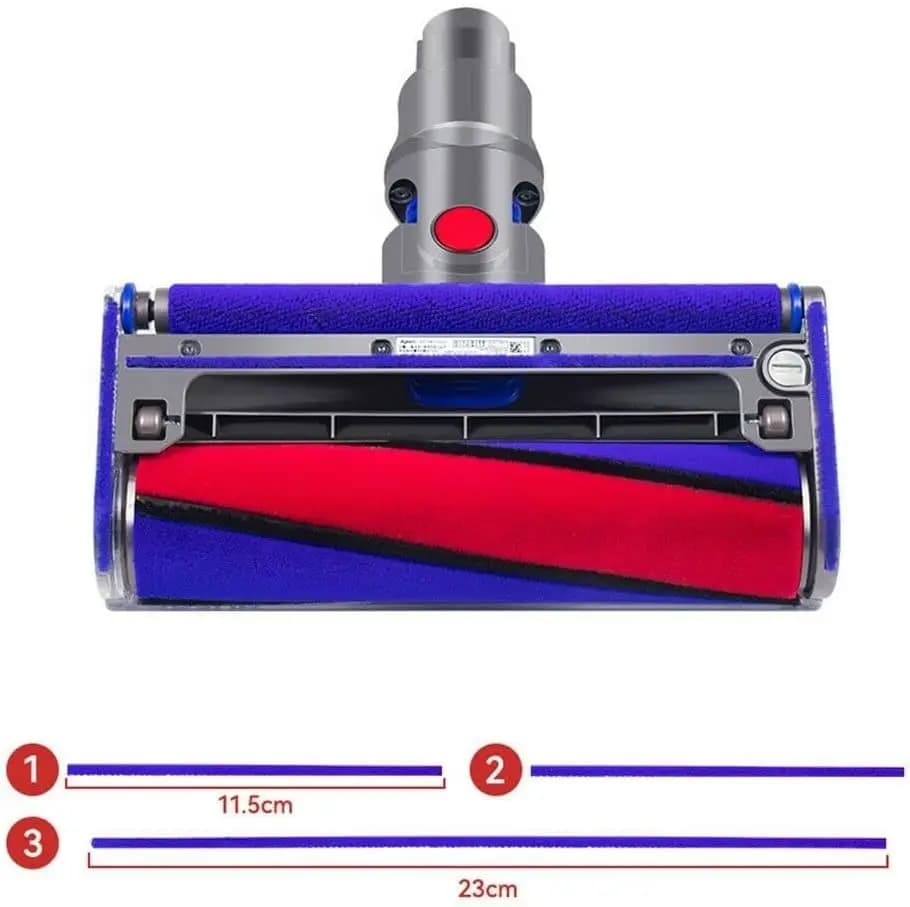 Bande de remplacement en peluche douce pour Dyson V6 V7 V8 V10 V11, tête de nettoyage à rouleau soup