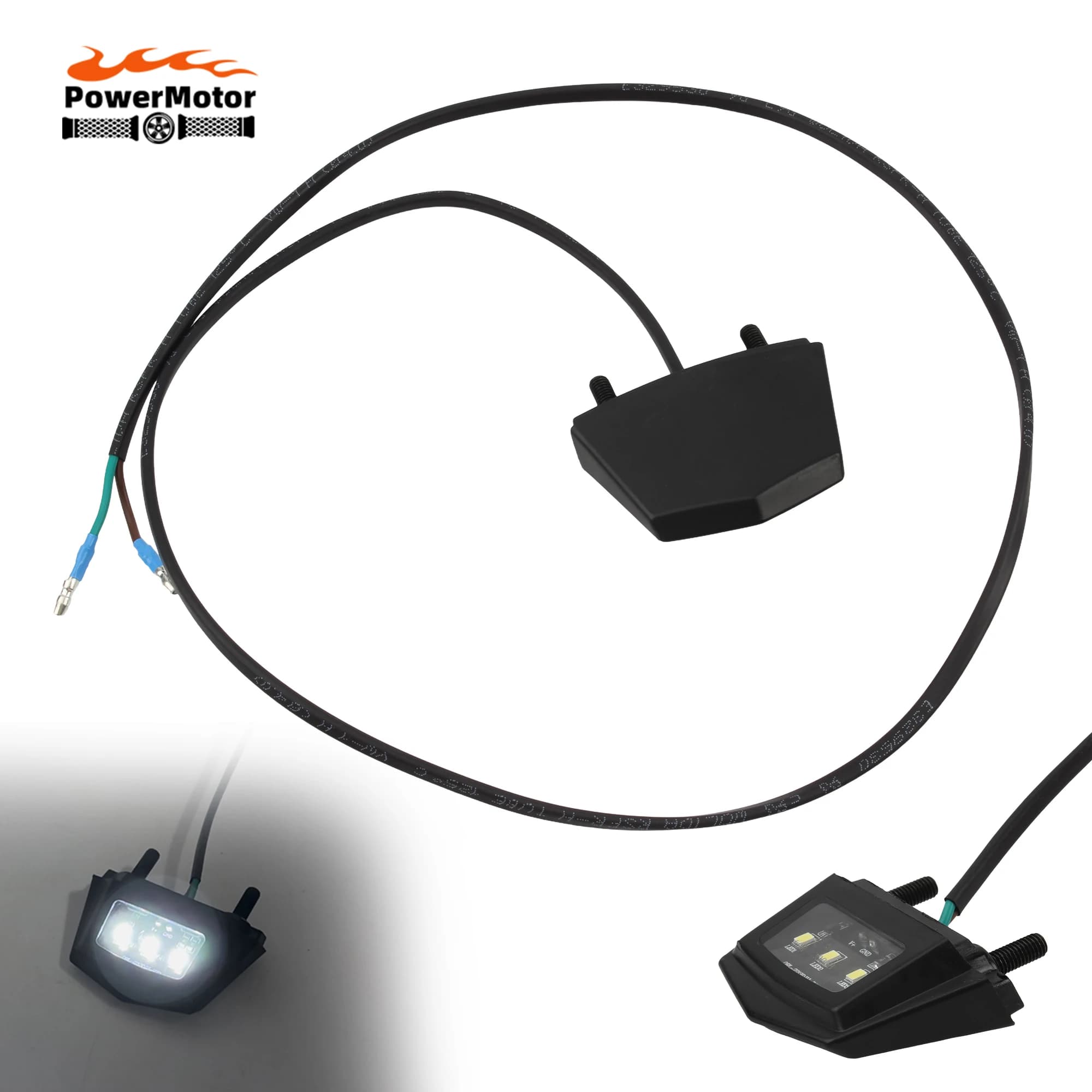 Éclairage de plaque d'immatriculation de moto LED, mini pièces de moto, 12V, 1 pièce, pour KTM, univ