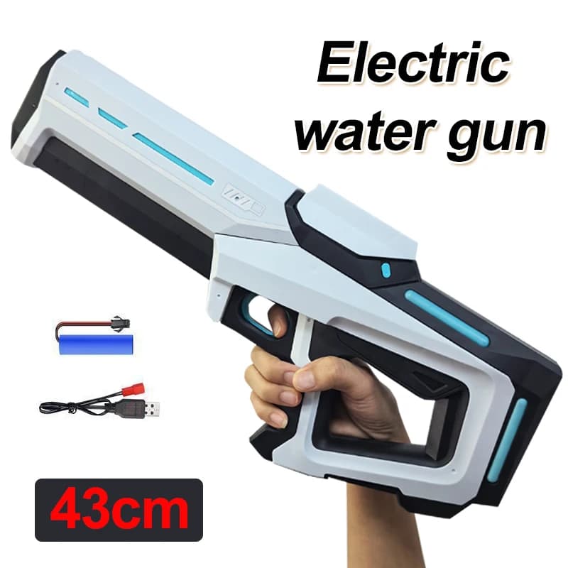 Pistolets à eau électriques pour adultes, aspiration automatique, blasters, injuste, Squ343, jouet d