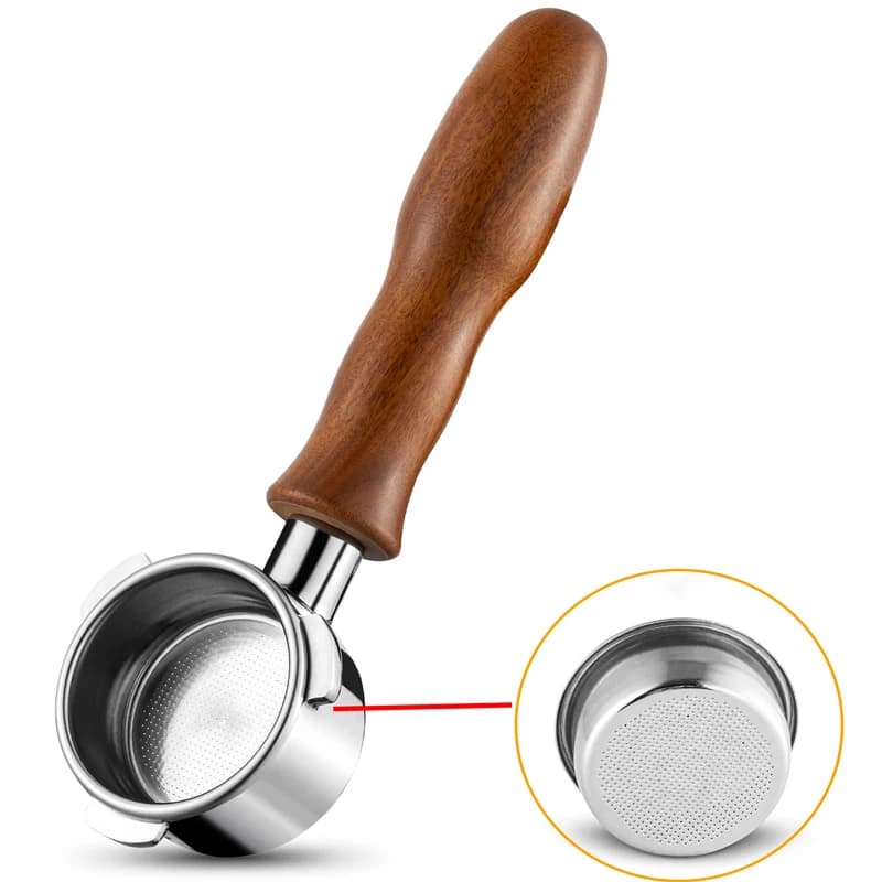 Porte-filtre à café sans fond, remplacement du panier de filtre, machine à expresso, outil Barista, 