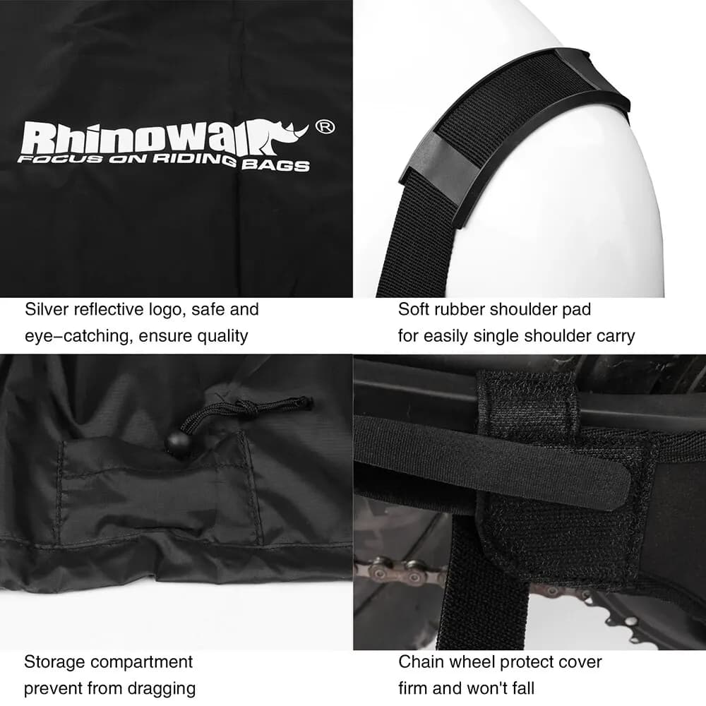 Bal inowalk-Juste de sac de rangement pour vélo de route, portable, convient à 27.5 "et moins, VTT, 