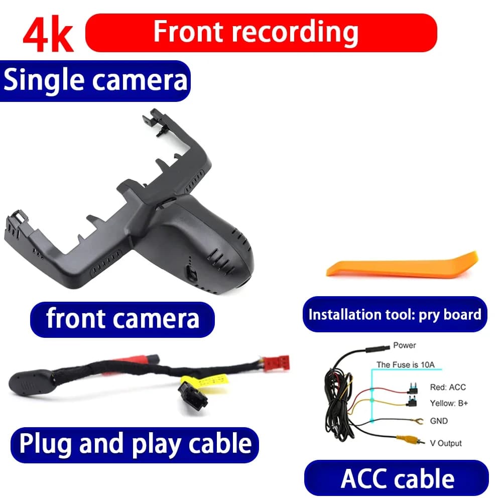 Enregistreur vidéo ZhuCamX 4K UHD Plug and Play, caméra embarquée pour BMW X3 G01 IX3 G08 2017 2018 