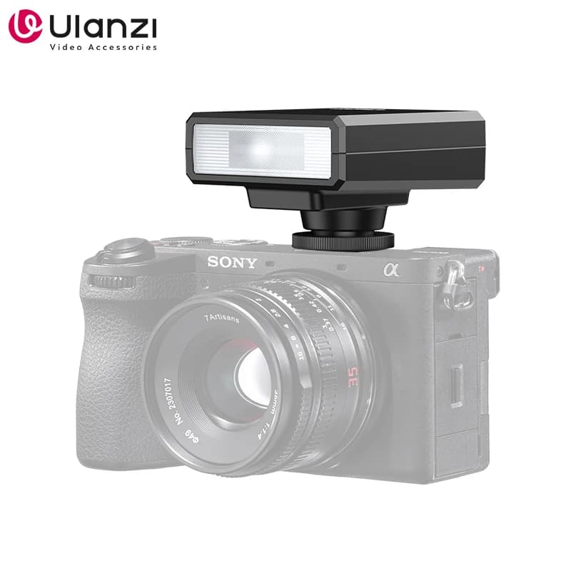 Ulanzi F12 Mini caméra Flash Speedlite GN12 6500K support de chaussure chaude Standard pour appareil