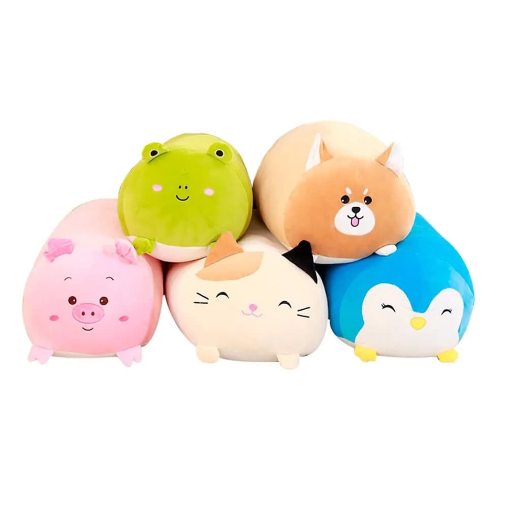 Offre Spéciale Doux Oreiller Animal 28/60cm Mignon Chat Cochon Chien Grenouille En Peluche Jouet En 