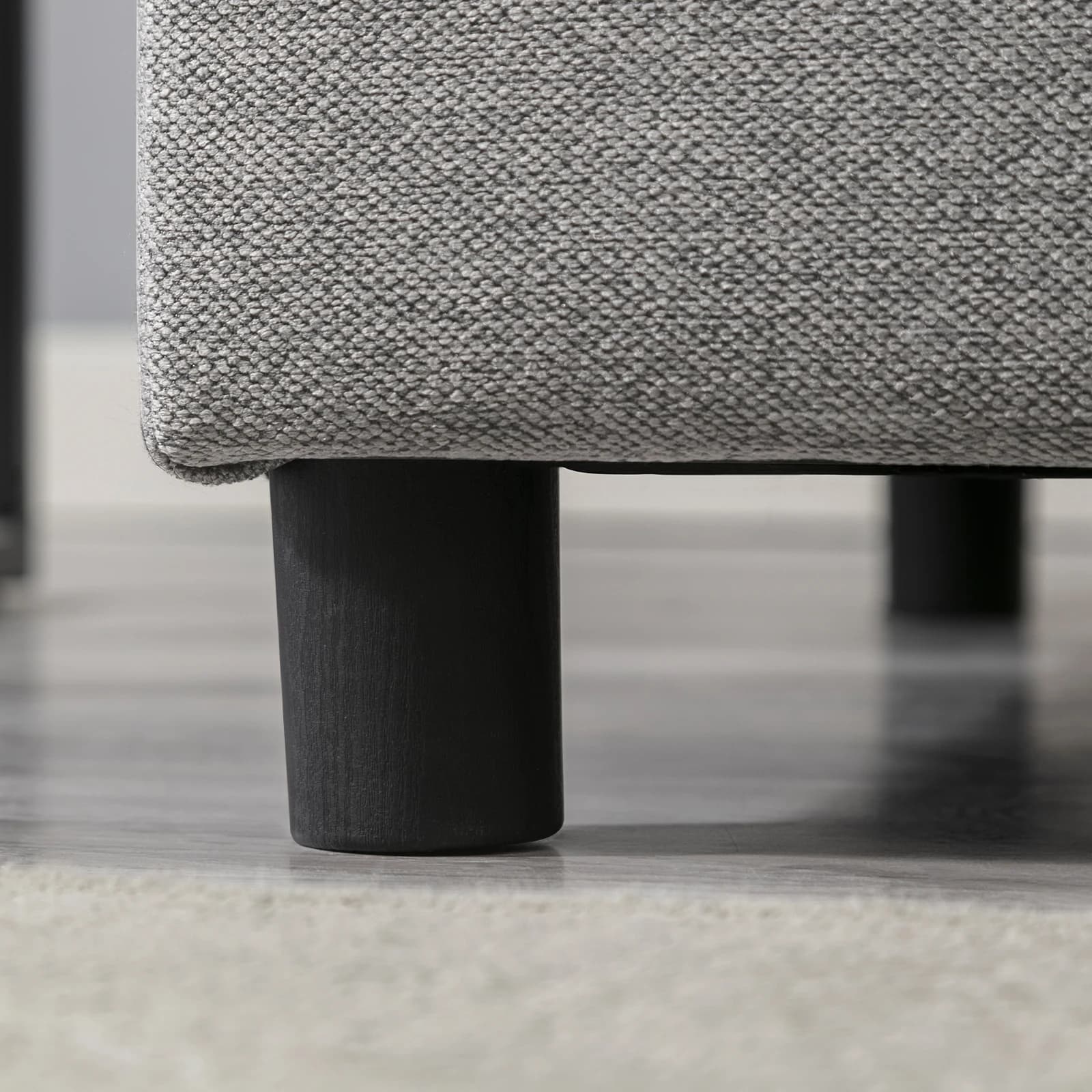 HORGgland-Canapé 3 places en tissu lin, confortable, moderne, pour salon