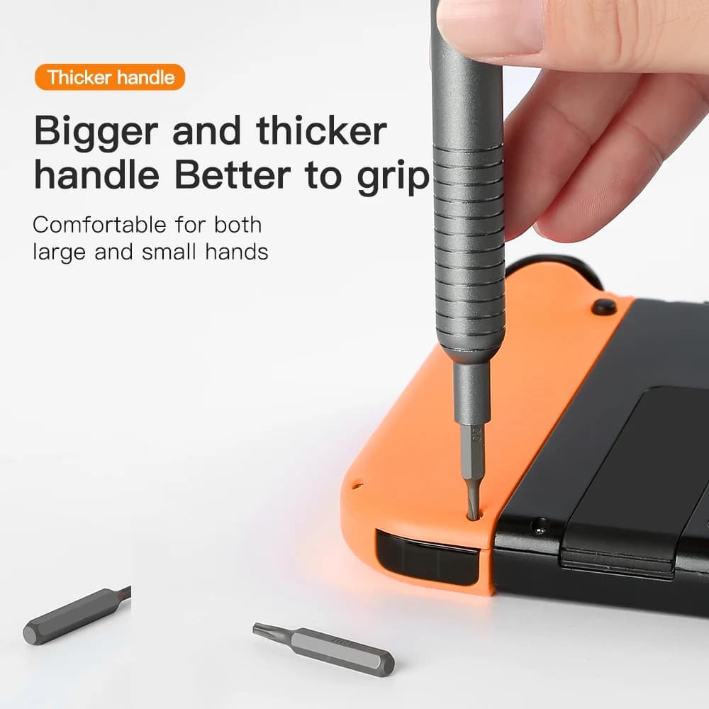 Jeu de tournevis sans fil 51 en 1, kit d'outils à main manuels portables, petits embouts magnétiques
