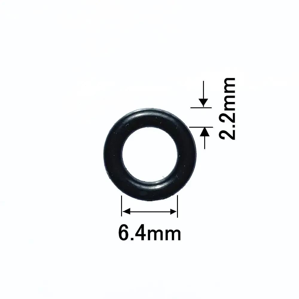 6.4*2.2mm 200 pièces orings en caoutchouc pour Delphi GDI joint supérieur oring kits de réparation d