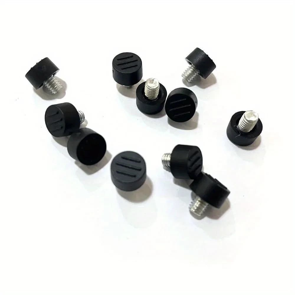 Pied réglable à trois fils M6 x 6mm de largeur inférieure, accessoires de quincaillerie pour meubles