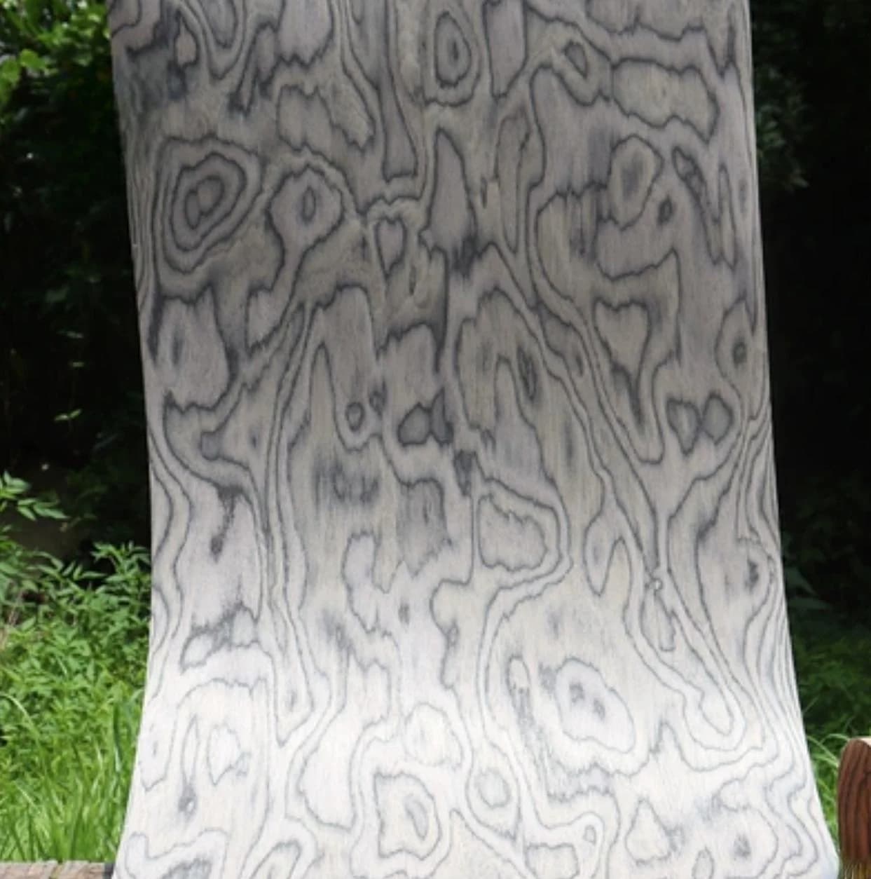 L:2.5 mètres largeur: 580mm T:0.25mm technologie bois motif abstrait feuilles de placage de bois meu