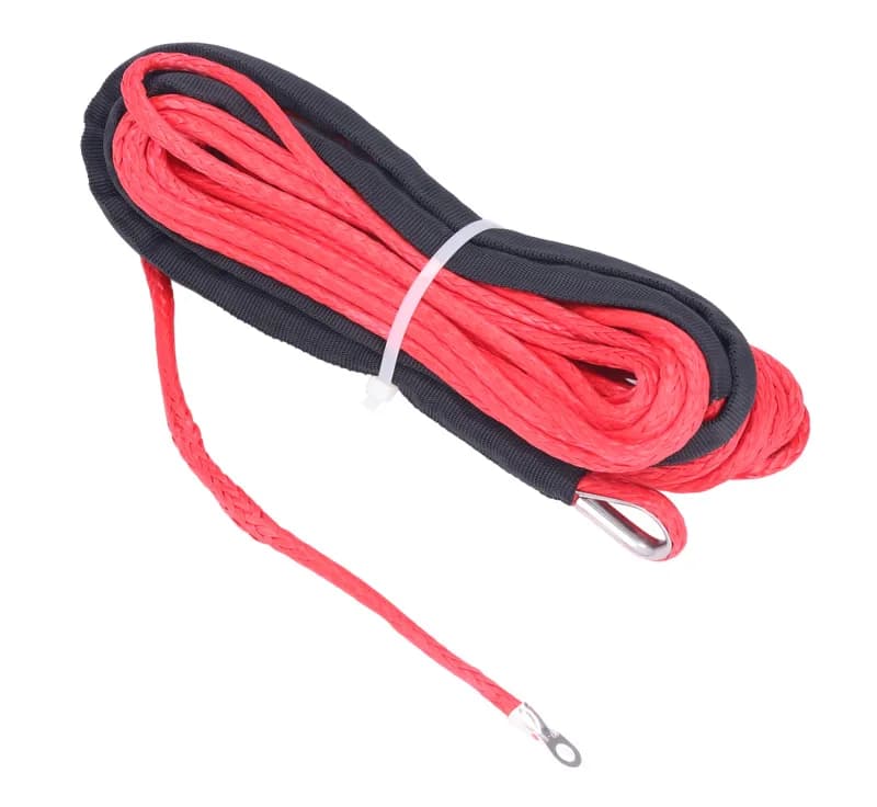 1X câble de récupération de ligne de corde de treuil synthétique Durable 15M 5mm 10000LBS pour 4WD A