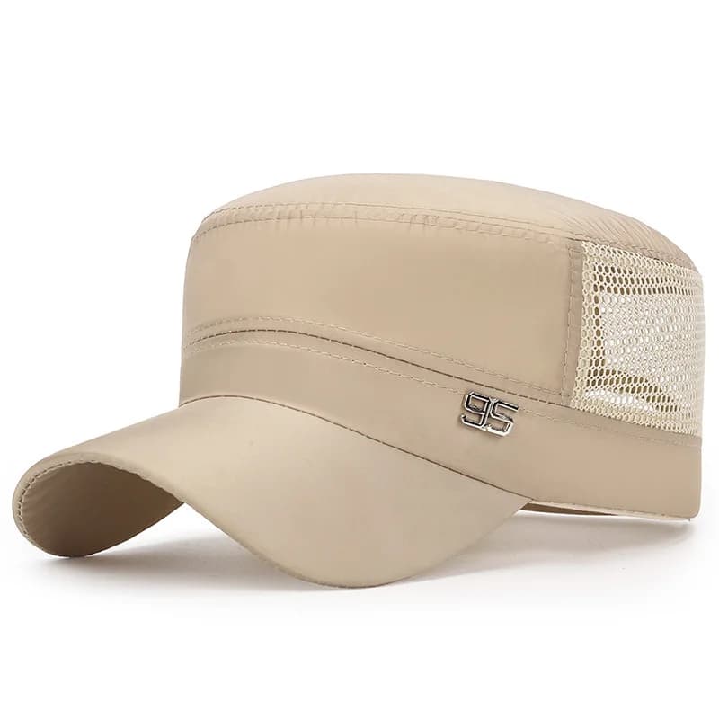 Casquette militaire plate pour hommes, chapeau d'opérabilité pour hommes, pare-soleil extérieur, cha