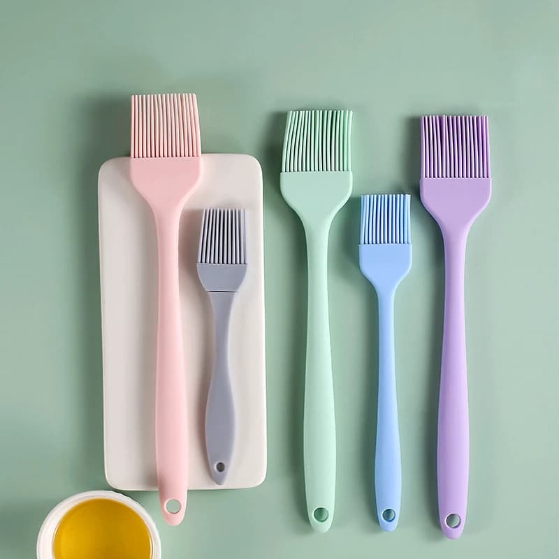 Brosse longue à huile de cuisson en Silicone, cuisine, tartes de Pizza, pâtisserie, épandeur de beur
