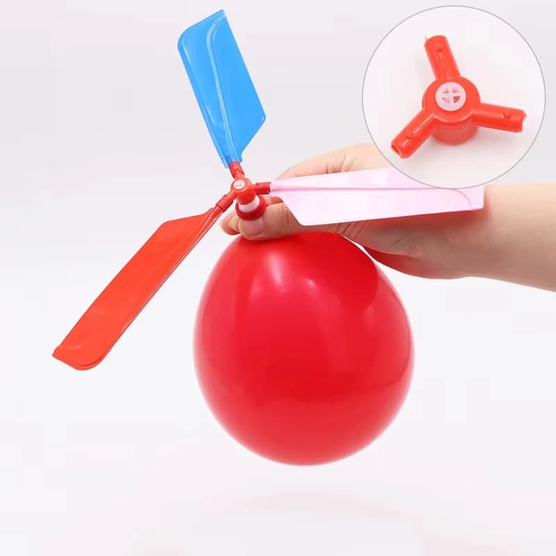 Ballon à hélice en hélicoptère, jouets pour enfants, ballon volant avec sifflet, décoration de fête 