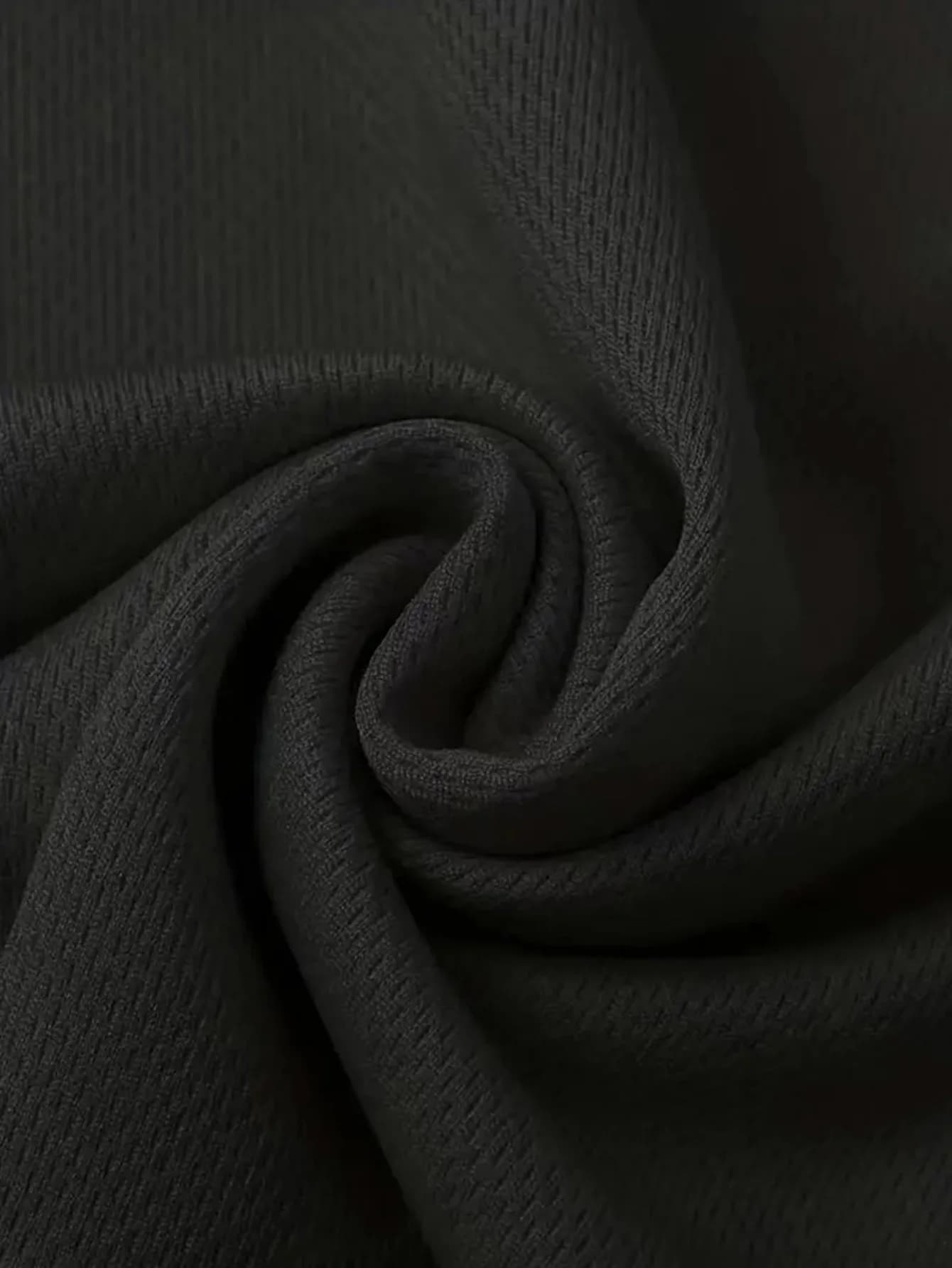 T-Shirt à Col Rond pour Homme, Noir Ultra observateur, vaccage Rapide, Respirant, Absorbant la Sueur