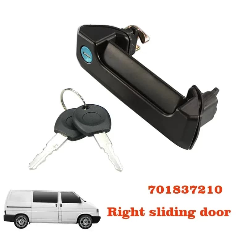 Poignée de porte de voiture, pour Volkswagen NATO SPORTER T4 1990-2004 701837206 701837205 701837210