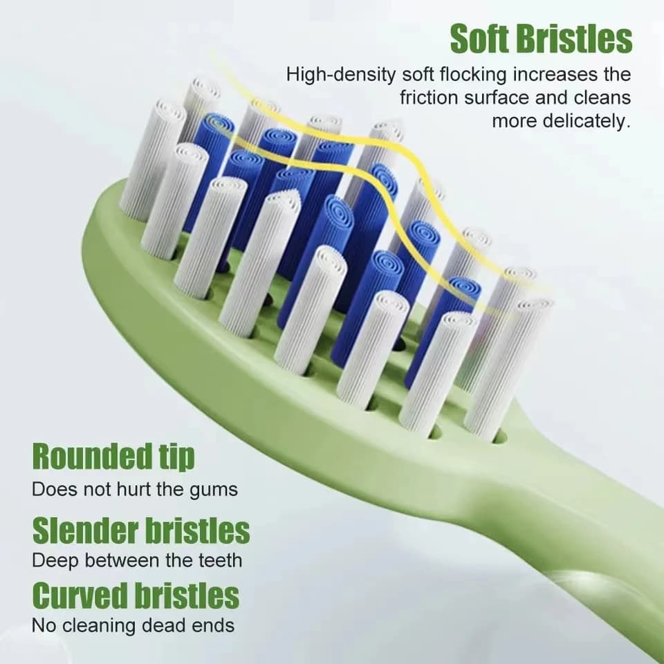 Brosse à dents électrique sonique pour enfants, dessin animé coloré, Rechargeable, fourrure douce, a