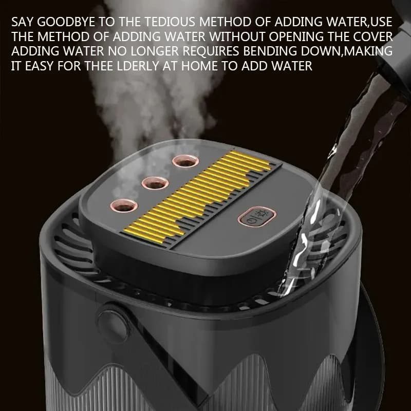 Humidificateur d'air Portable 3L, petit diffuseur d'arôme, 3 Ports de pulvérisation, grande capacité