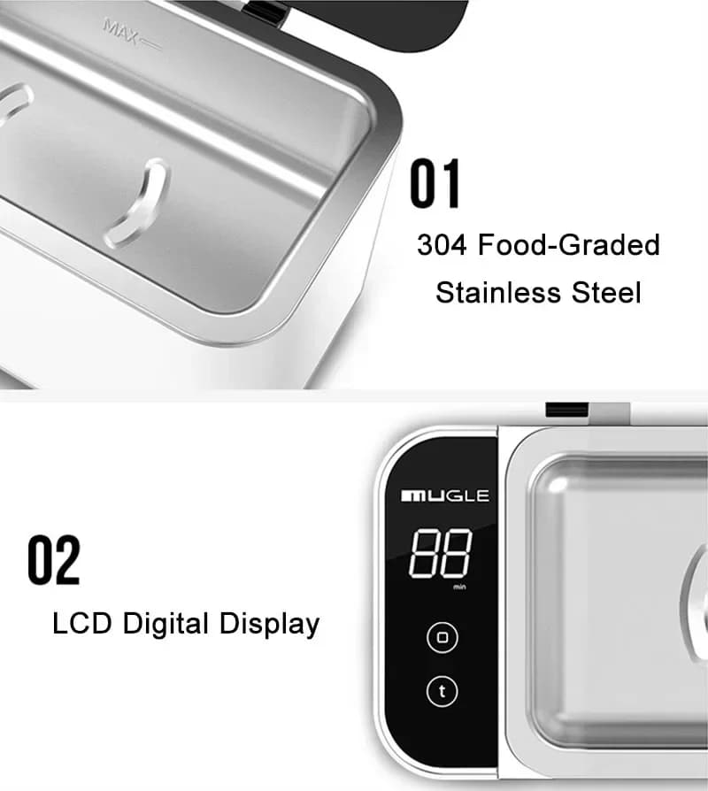 Nettoyeur à ultrasons pour maison intelligente, pour bijoux, lunettes, montres, circuits imprimés, d