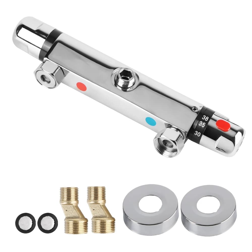Robinet d'eau chaude et froide, robinet de douche thermostatique, robinet de baignoire, outil de sal