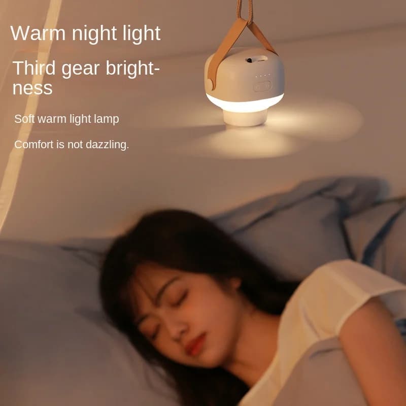 Mini ventilateur de plafond USB sans fil portable avec télécommande, support, veilleuse, maison, ext