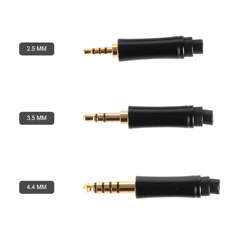 XINHS-Câble noir de mise à niveau de téléphone de sauna sans crochet d'oreille, 4 brins, 008
