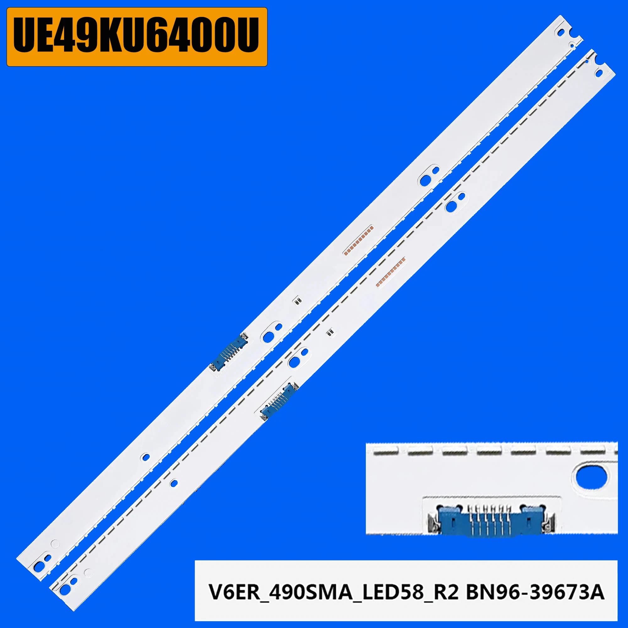 Bande de rétro-éclairage LED pour UE49KU6400U UE49KU6450 UE49KU6452 UE49KU6459 UE49KU6400 UE49MU6500