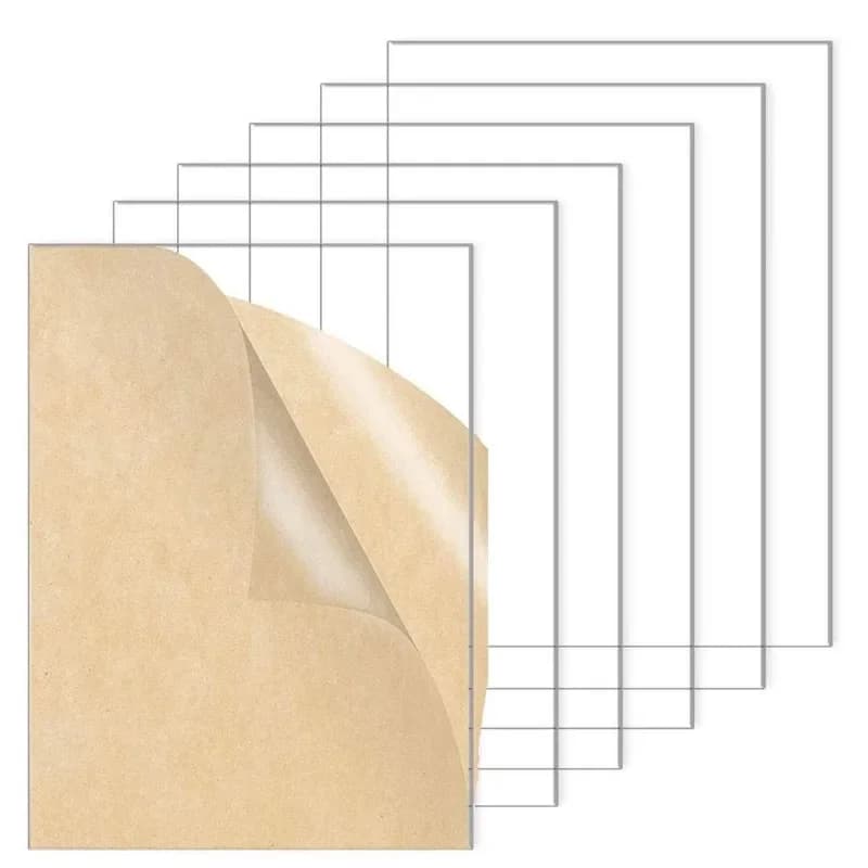 Feuille acrylique transparente personnalisée, panneau en plastique plexiglas transparent, traitement