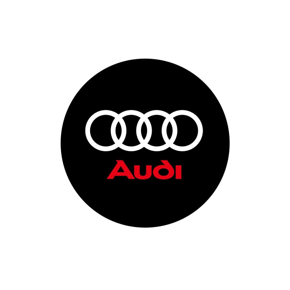 Lampe de bienvenue Led pour porte de voiture, projecteur Laser, veilleuse pour Audi Quattro Q3 Q7 Q5