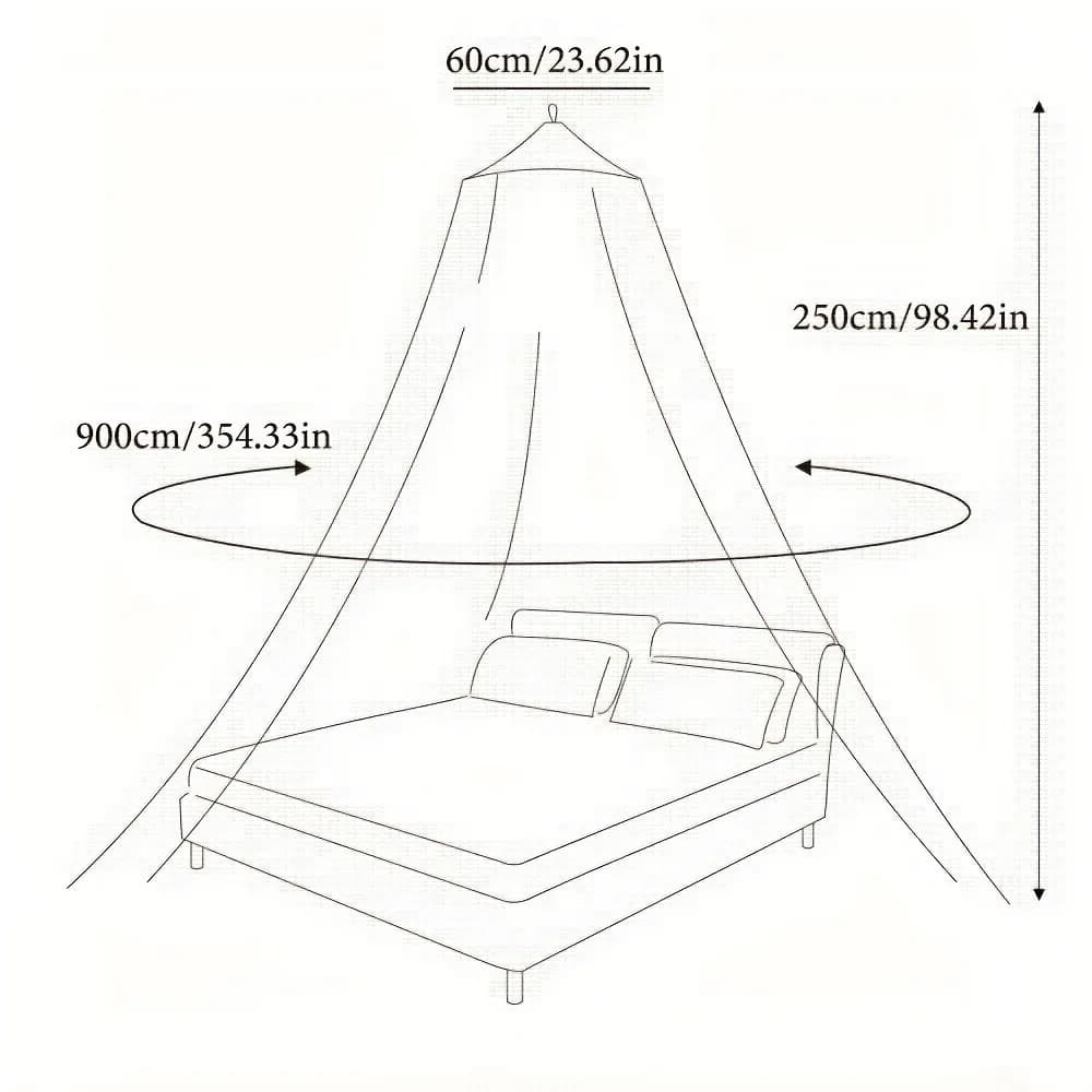 Moustiquaire de lit pour enfants en forme de dôme lumineux, pliable, à étoiles autocollantes DIY, po
