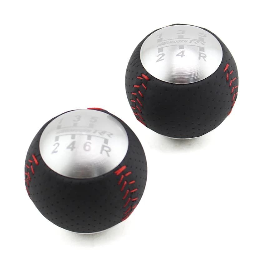 JDM Mu gen RR 5/6 vitesses pommeau de levier de vitesse en cuir pour HONDA CRZ Type R Civic FA5 FG2 