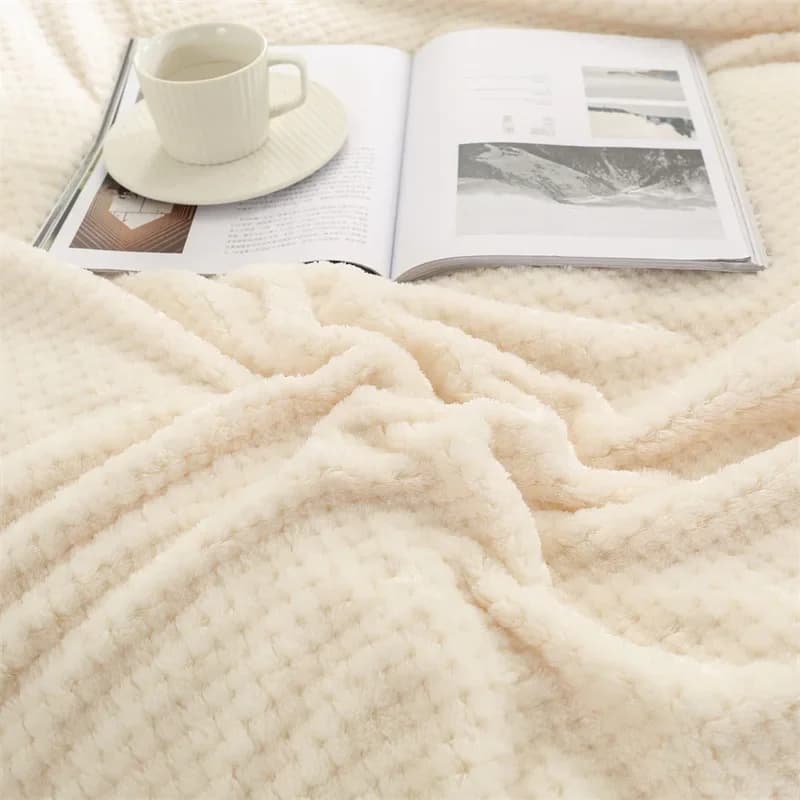 Couverture épaisse en molleton doux pour bébé, couette pour nouveau-né, lange d'emmaillotage, access
