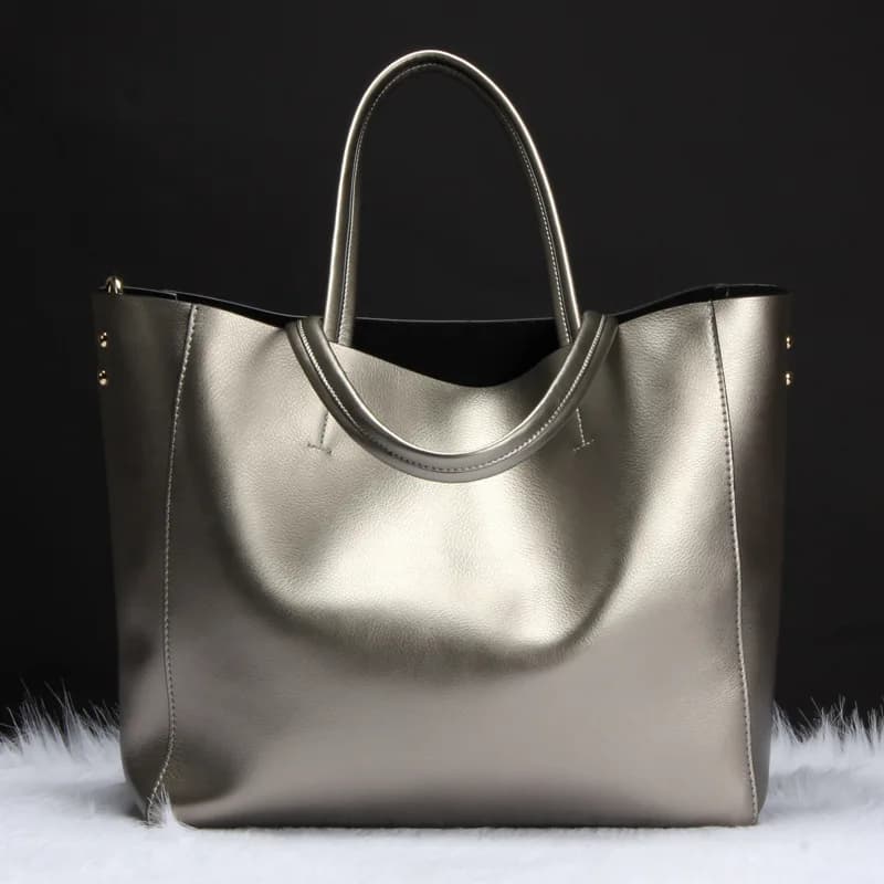 Alirattan Tendance Mode 2026 Nouveaux Sacs Femme en Cuir de Vachette Grande Capacité Sac Fourre-tout