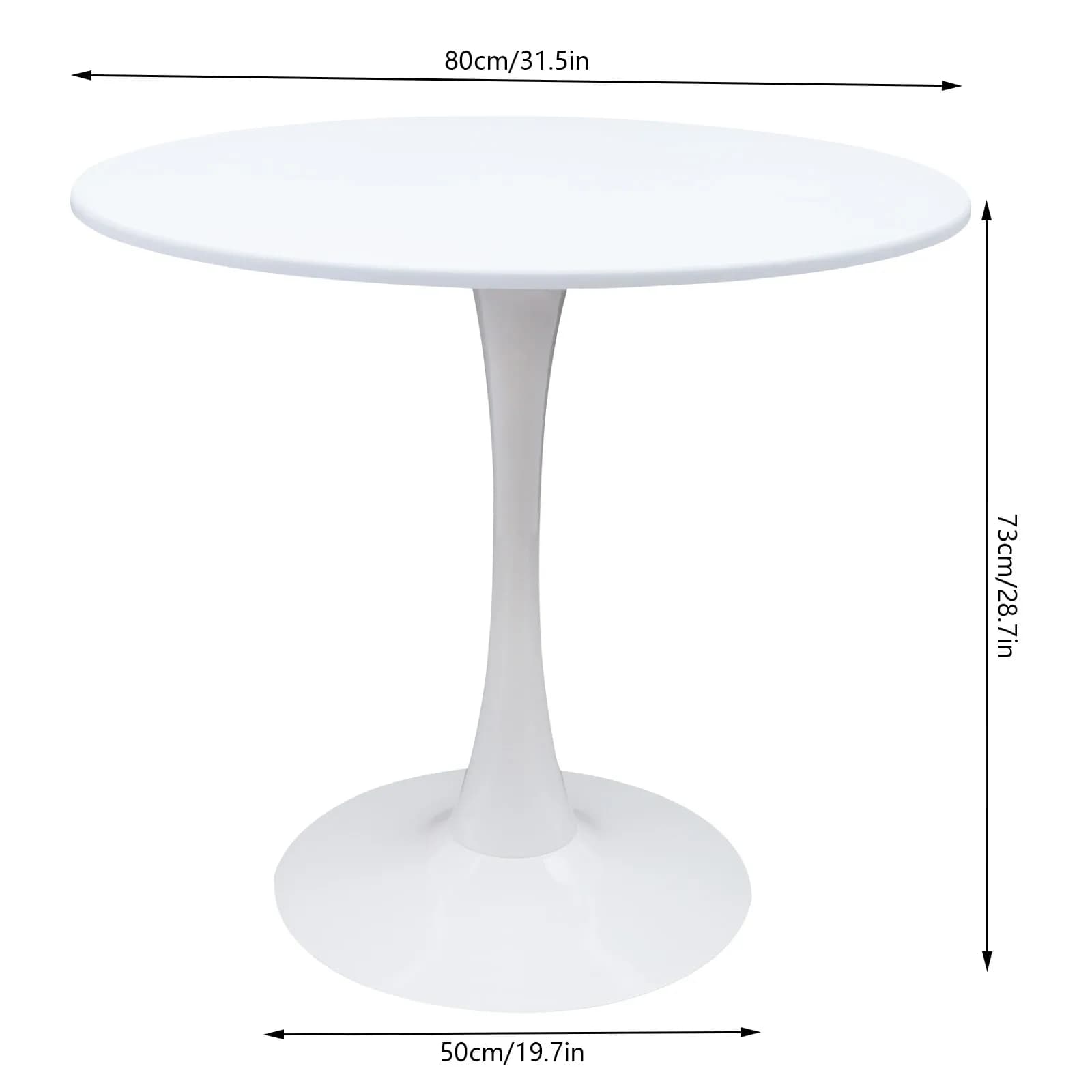"Table Basse Blanche et Moderne Décontractée, Décoration de Salon pour la Maison"