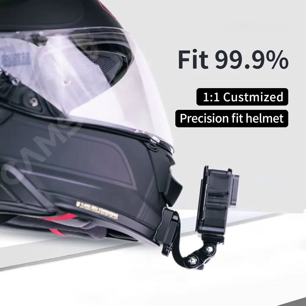 Pour SHOEI GT Air2 casque support de menton en aluminium personnalisé pour GoPro Hero 13 12 11 10 DJ