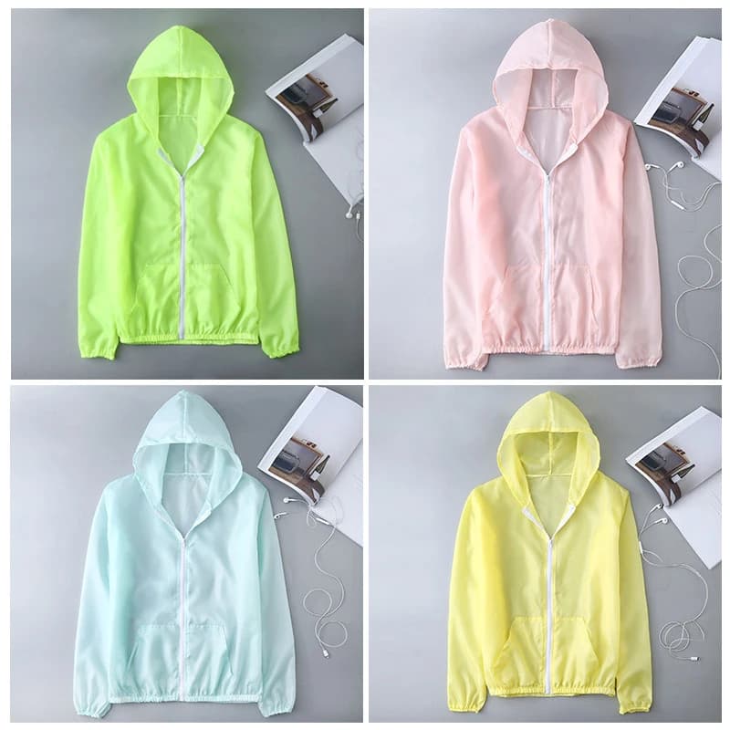 Veste de protection solaire pour femme, manteau anti-UV, coupe-vent de sport à séchage rapide, chemi