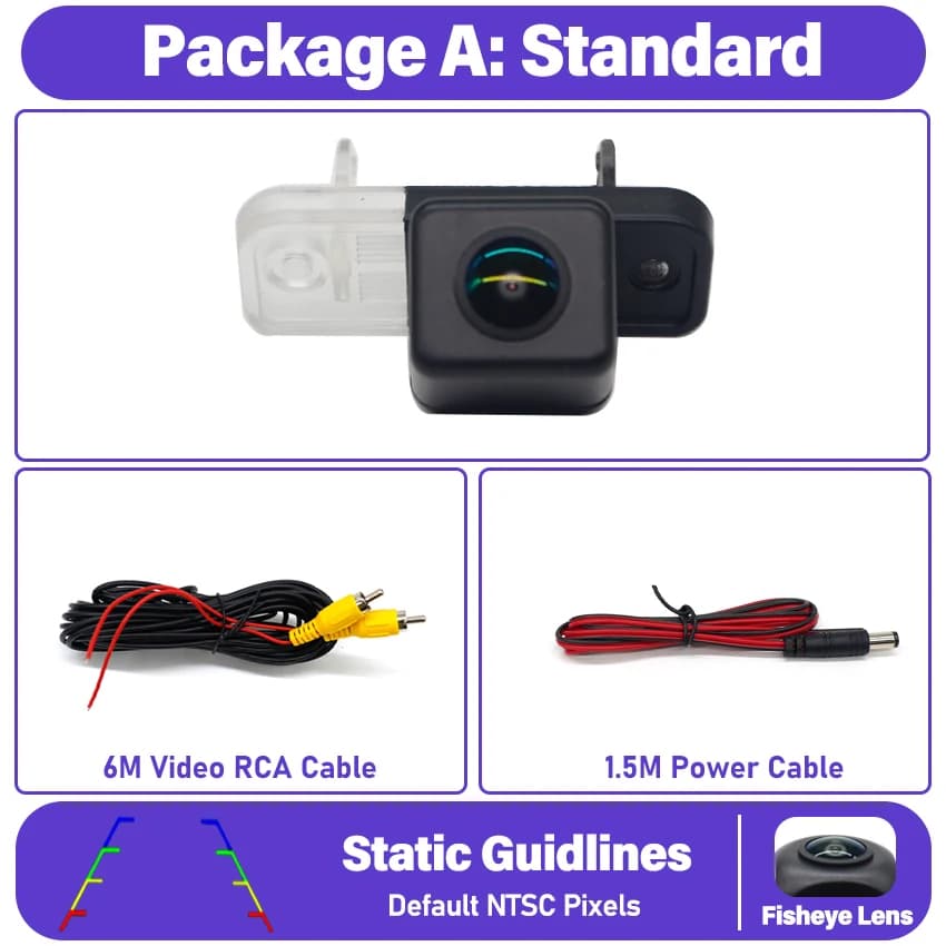 Caméra d'image de recul pour voiture, pour Mercedes Benz W220 1998 1999 2000 2001 2002 2003 2004 200