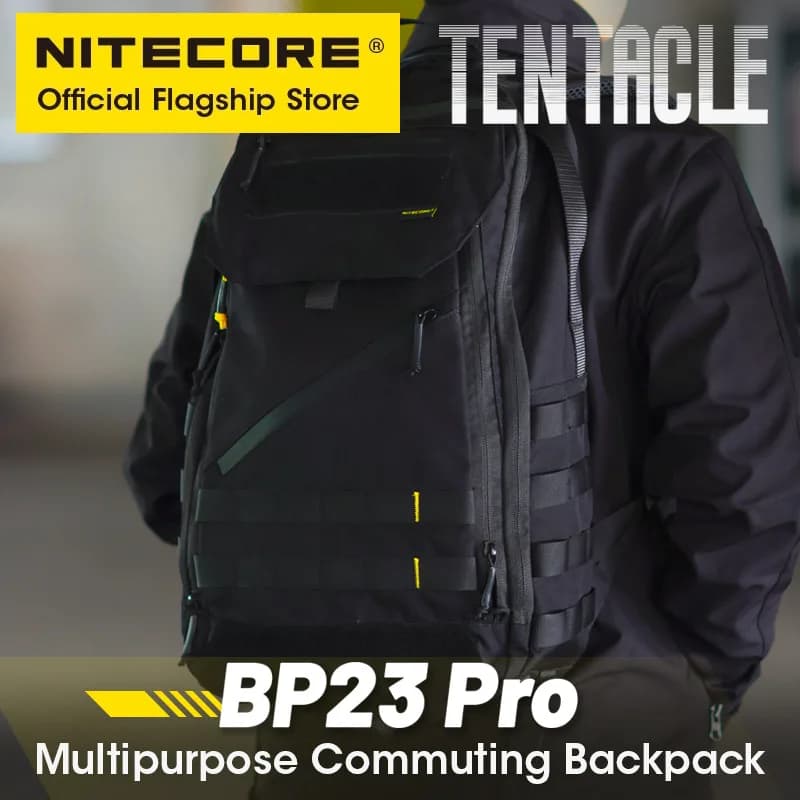 NITECORE BP23 PRO 23L sac à dos de banlieue 500D tissu plus récent Camping Trekking pêche Sport syst
