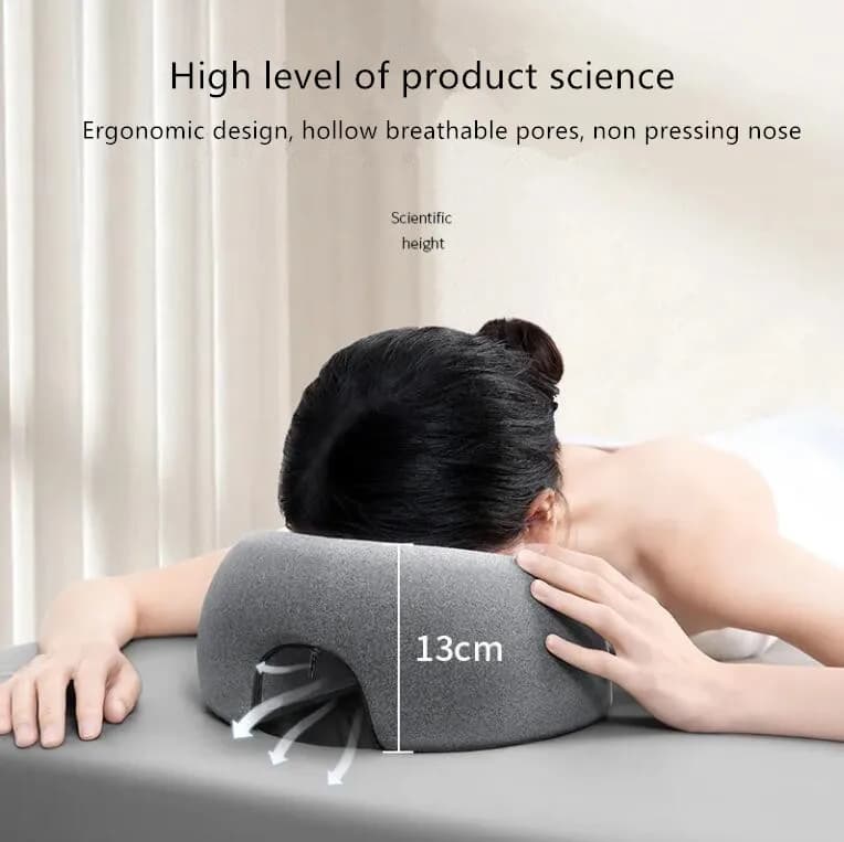Oreiller ergonomique en mousse à mémoire de forme, respirant, repose-tête, Massage corporel, repose-