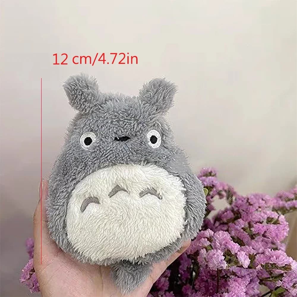 Porte-monnaie en peluche Totoro de 12cm, jouet japonais Kawaii, poupée Totoros, personnage de film m