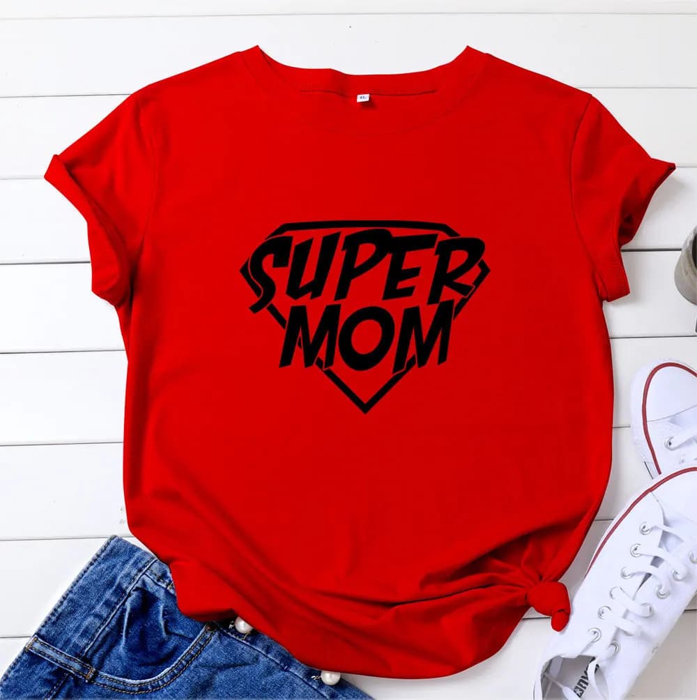 T-shirt manches courtes col rond femme, super spinal imprimé, t-shirt dames, vêtements Y