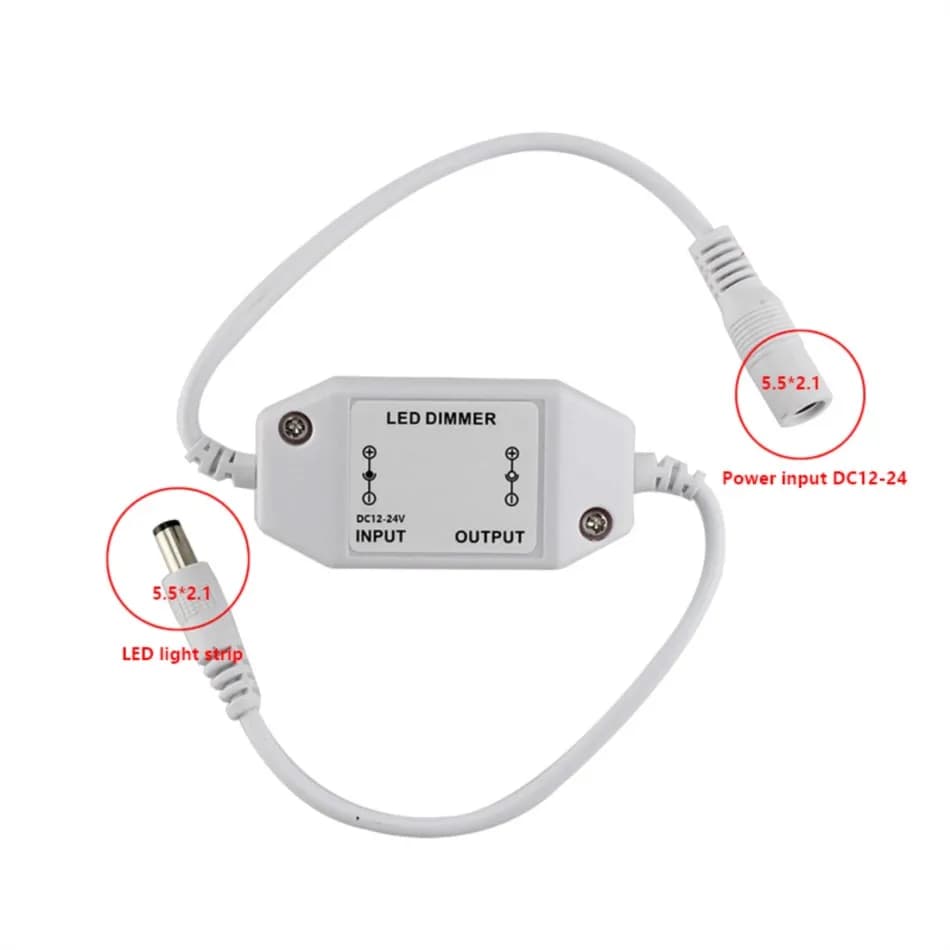 Bouton interrupteur variateur contrôleur 6A pour lampe de Table de chevet lampe d'armoire suspension