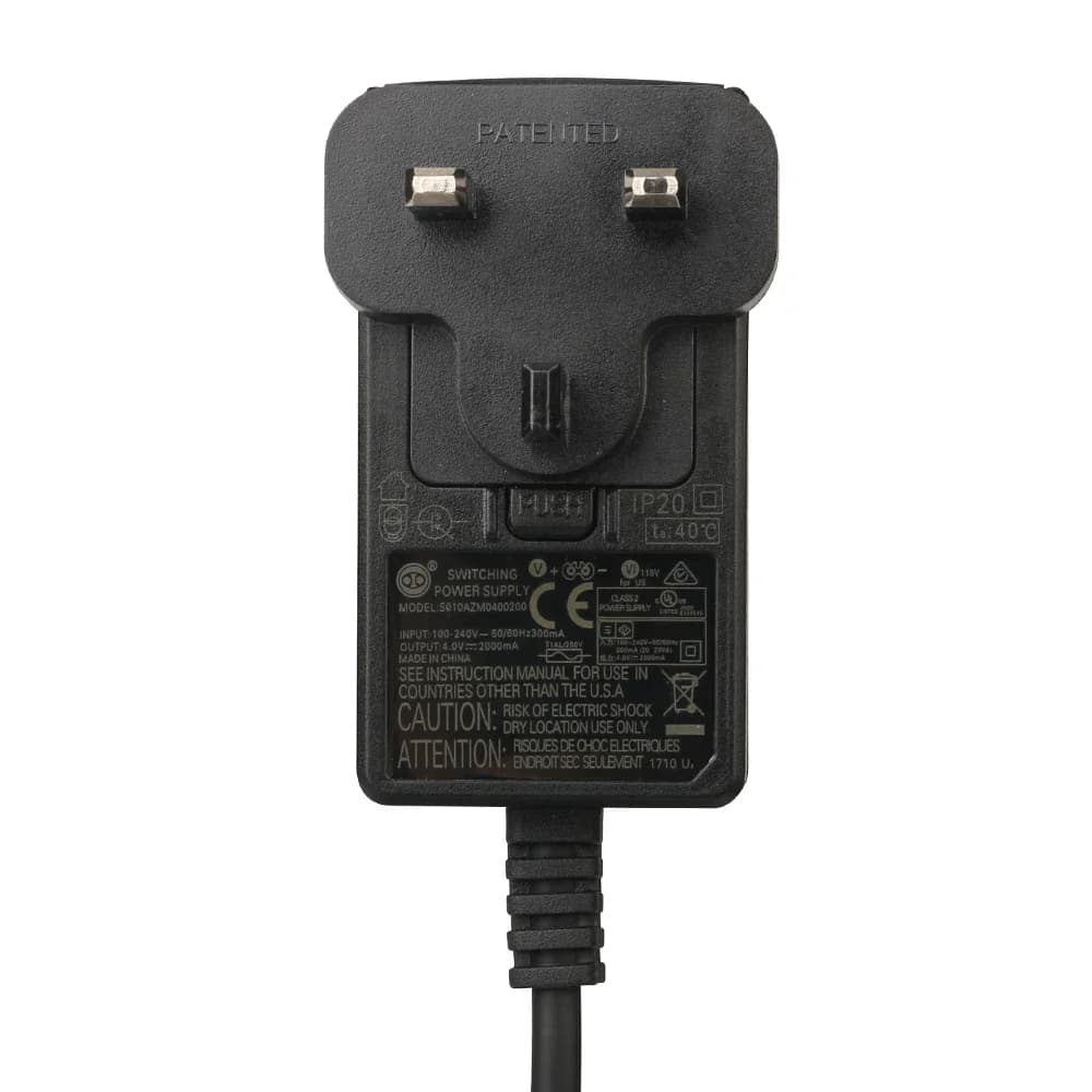 Adaptateur d'alimentation pour tondeuse à cheveux pour hommes, chargeur rapide, prise européenne et 
