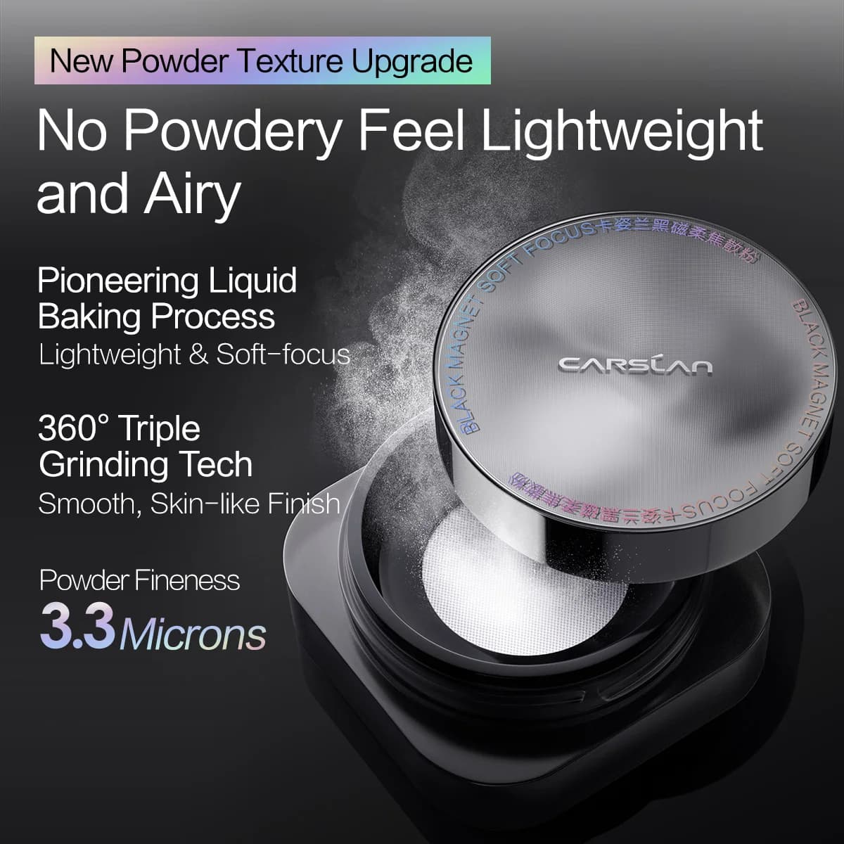 CARSLAN Voyage Limited translucide poudre de réglage libre maquillage imperméable longue durée mat c