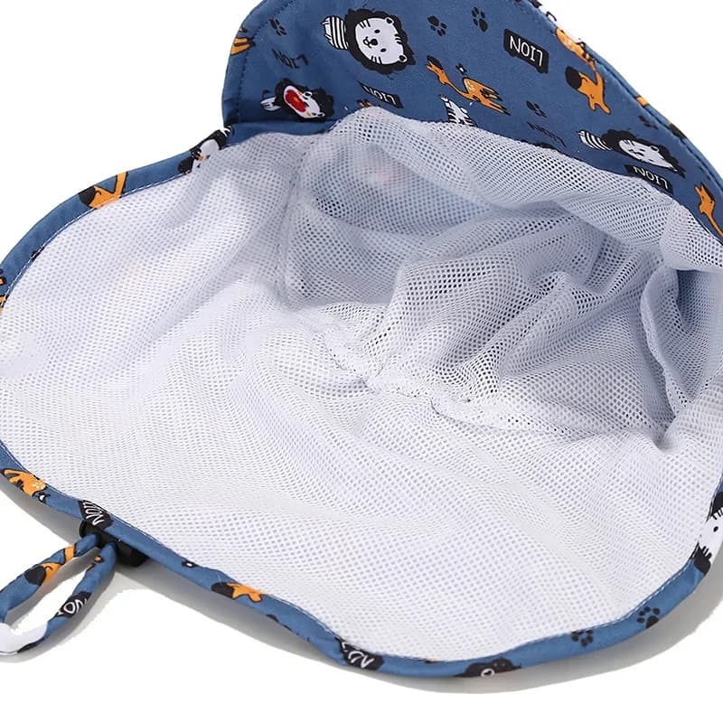 Nouveau Panama été bébé seau chapeau pour garçons filles dessin animé respirant maille enfants plage