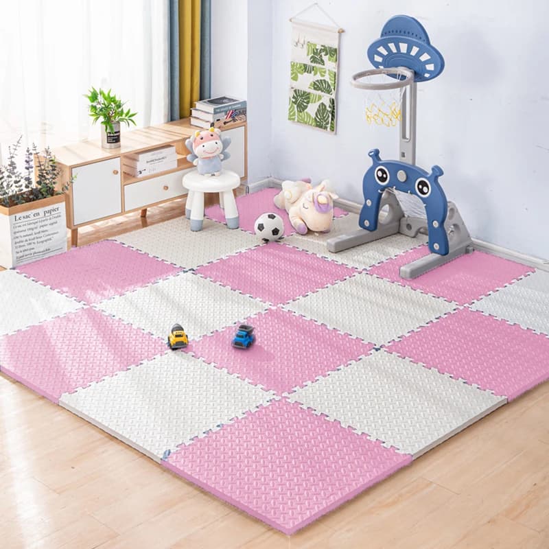Tapis de Puzzle pour enfants, carrelage en mousse, tapis de jeu pour bébé, équipement d'entraînement