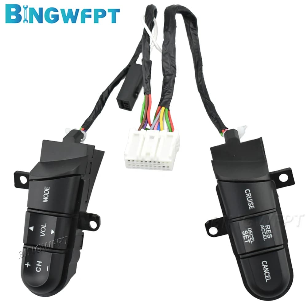 Joli à bouton de volant multifonction, Honda 08-13, Fit 09-14 City 06-11 Civic, 36770-SNA-A12