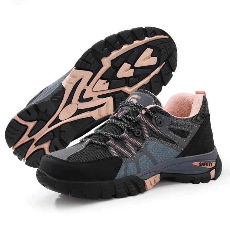Chaussures de sécurité pour femmes, chaussures de travail légères antidérapantes, baskets de sécurit