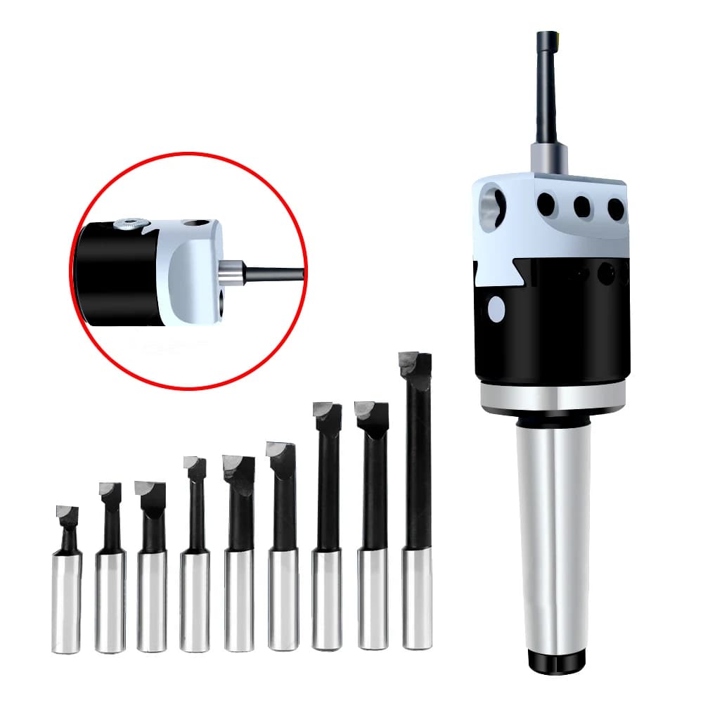 Tête d'alésage de type F1, support de fraisage de barre d'alésage de tour, outils de fraisage, clé h